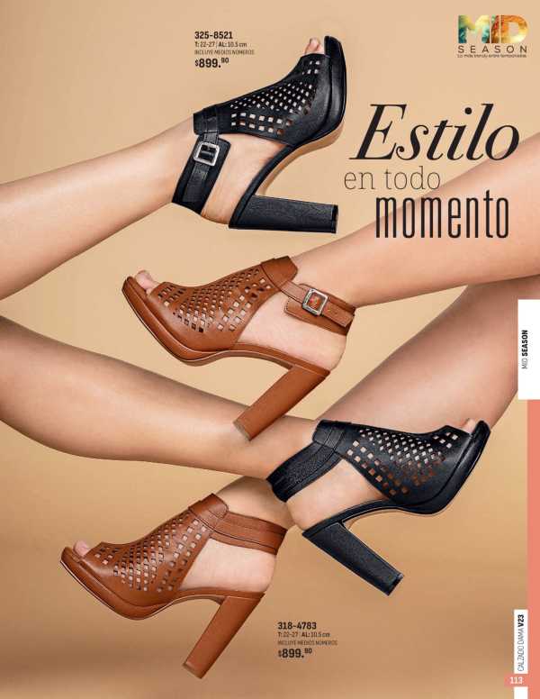 Catálogo  andrea calzado dama primavera verano 2023 Calzado  - Andrea Calzado Dama Primavera Verano 2023