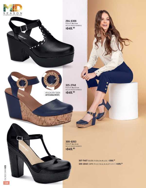 Catálogo  andrea calzado dama primavera verano 2023 Calzado Blusa Capri  - Andrea Calzado Dama Primavera Verano 2023