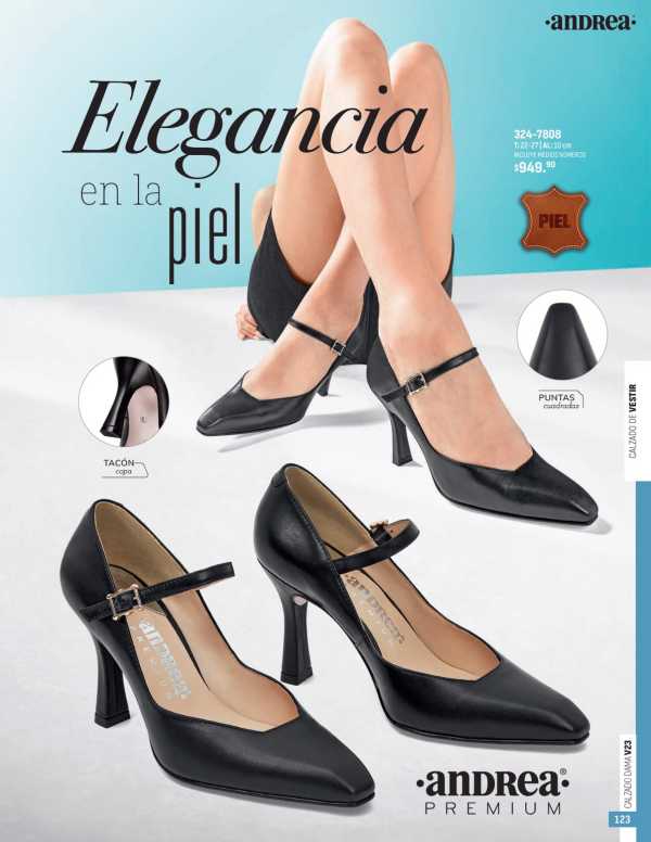 Catálogo  andrea marca Cuadra Calzado  - Andrea Calzado Dama Primavera Verano 2023