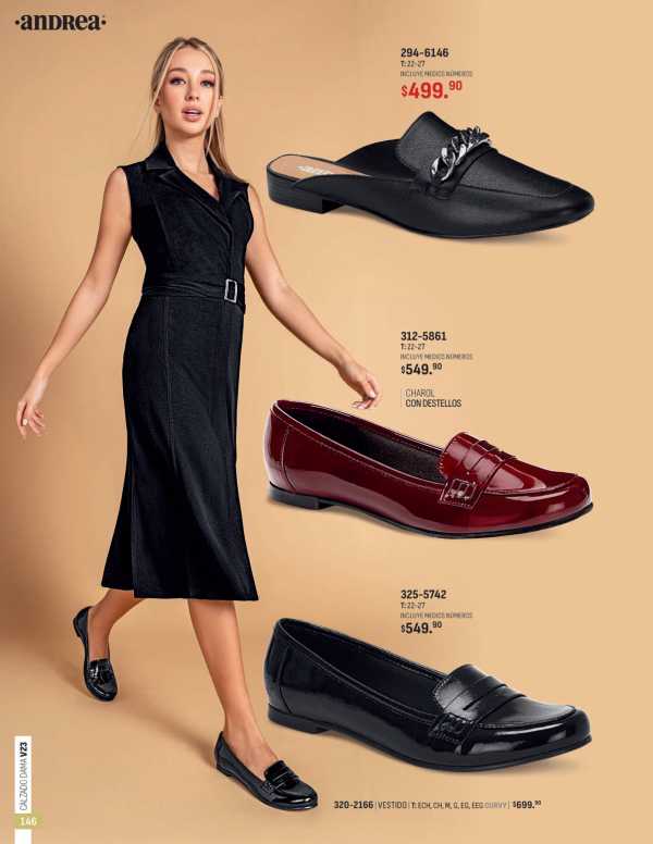 Catálogo  andrea marca Andrea Calzado Vestido  - Andrea Calzado Dama Primavera Verano 2023