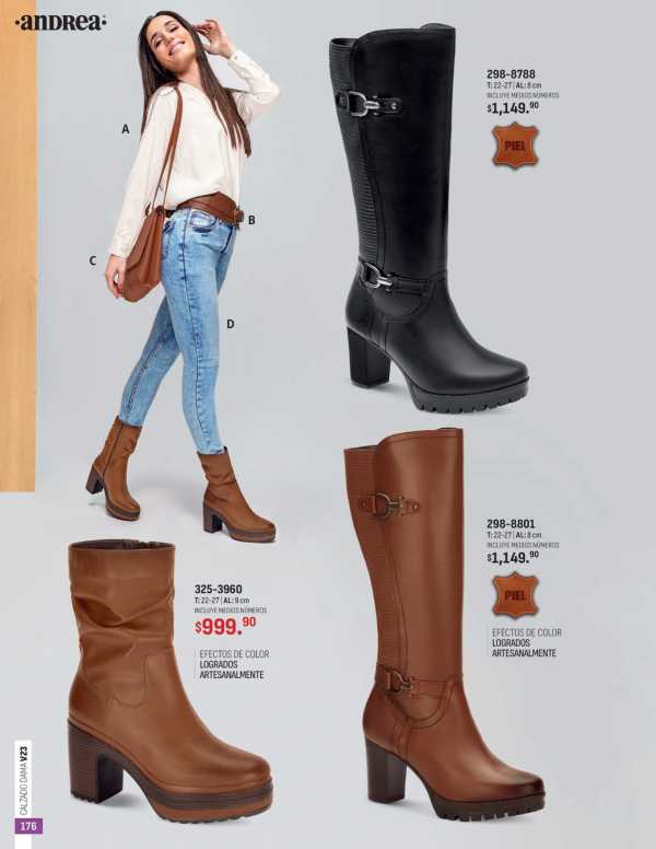 Catálogo  andrea marca Andrea Calzado  - Andrea Calzado Dama Primavera Verano 2023