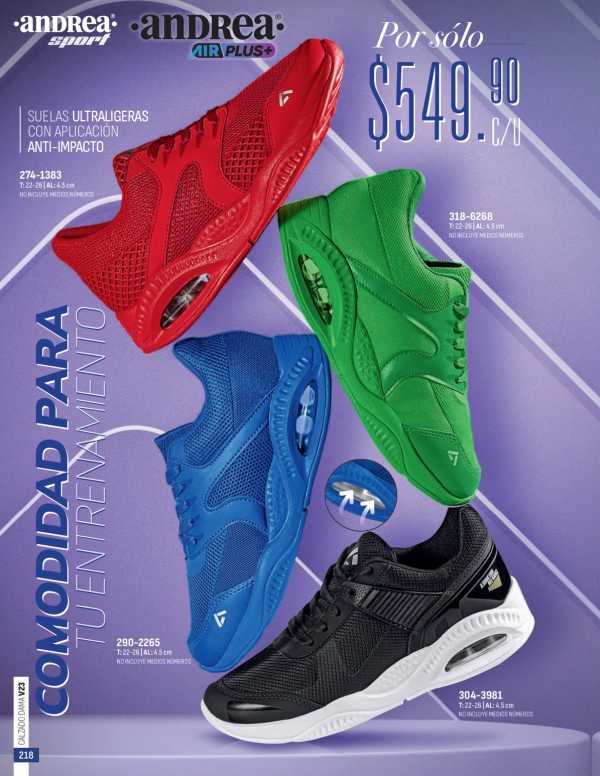 Catálogo  andrea marca Andrea Calzado  - Andrea Calzado Dama Primavera Verano 2023