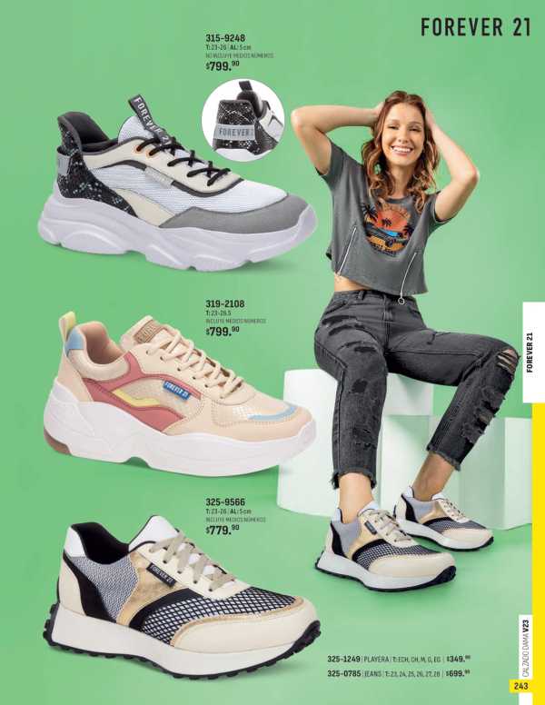 Catálogo  andrea calzado dama primavera verano 2023 Calzado Playera Jeans  - Andrea Calzado Dama Primavera Verano 2023