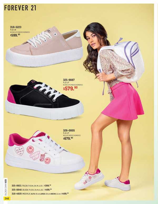 Catálogo  andrea calzado dama primavera verano 2023 Calzado Falda Blusa Mochila  - Andrea Calzado Dama Primavera Verano 2023