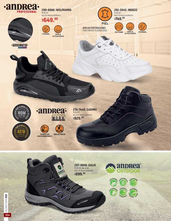 Catálogo  andrea marca Andrea Calzado  - Andrea Calzado Dama Primavera Verano 2023