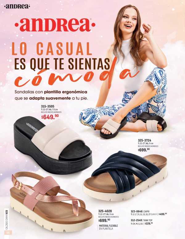 Catalogo andrea primavera verano 2020 2024 sandalias