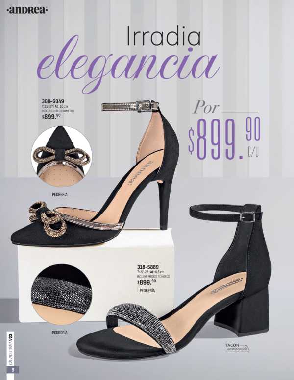 Catálogo  andrea marca Andrea Calzado  - Andrea Calzado Dama Primavera Verano 2023
