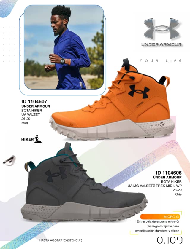 Catálogo  price shoes Under Armour general  - Price Shoes Verano Importados 2023