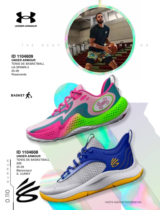 Catálogo  price shoes Under Armour general  - Price Shoes Verano Importados 2023
