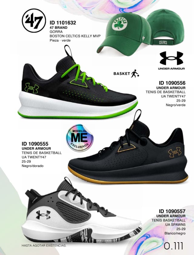 Catálogo  price shoes Under Armour general  - Price Shoes Verano Importados 2023