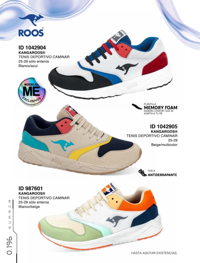 Catálogo  price shoes Kangaroos general  - Price Shoes Verano Importados 2023