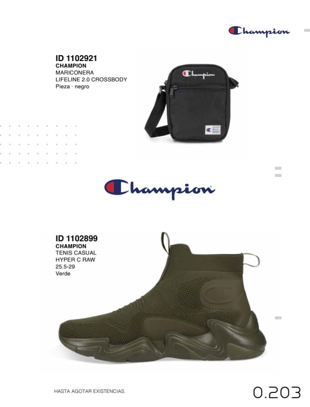 Catálogo  price shoes Champion general  - Price Shoes Verano Importados 2023