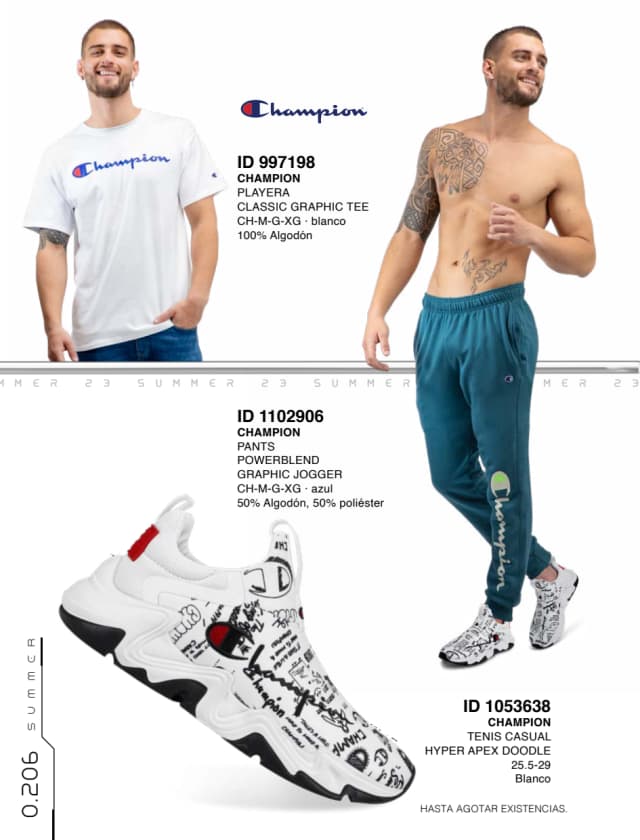 Catálogo  price shoes Champion general  - Price Shoes Verano Importados 2023