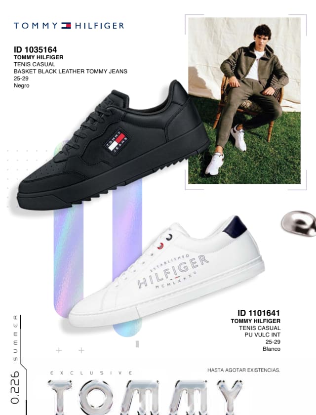 Catálogo  price shoes Tommy Hilfiger general  - Price Shoes Verano Importados 2023