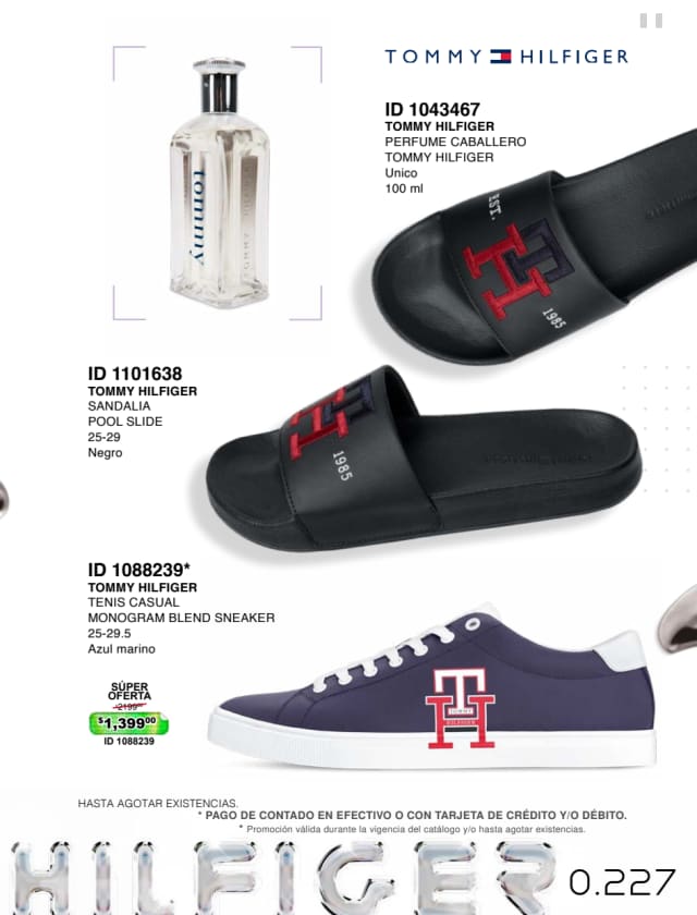 Catálogo  price shoes Tommy Hilfiger general  - Price Shoes Verano Importados 2023