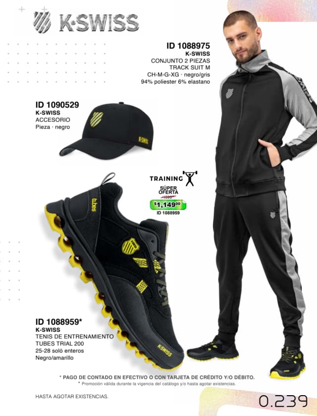 Catálogo  price shoes K Swiss general  - Price Shoes Verano Importados 2023