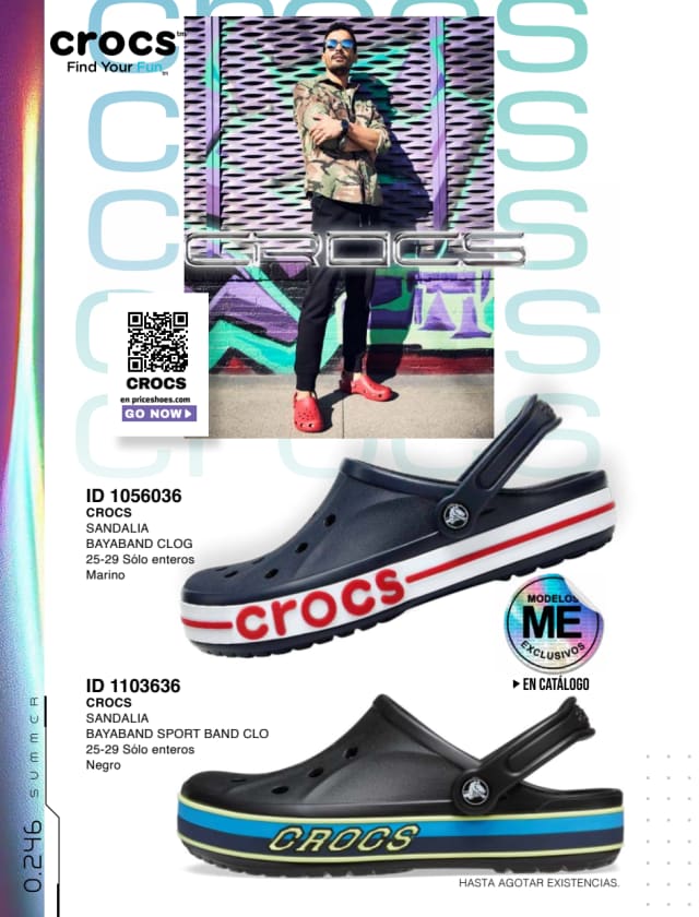 Catálogo  price shoes Crocs general  - Price Shoes Verano Importados 2023