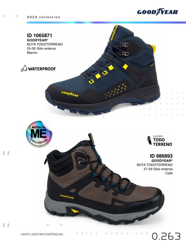 Catálogo  price shoes Goodyear general  - Price Shoes Verano Importados 2023