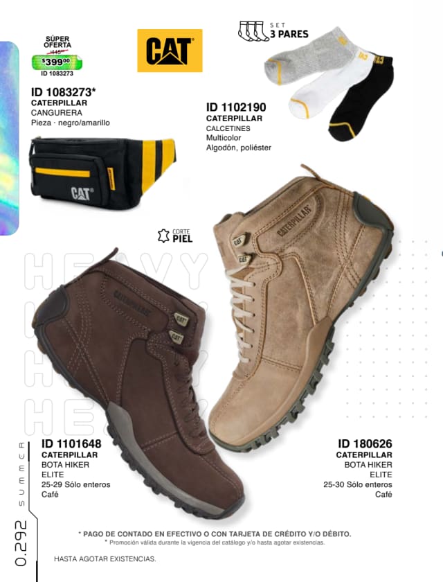Catálogo  price shoes Caterpillar general  - Price Shoes Verano Importados 2023