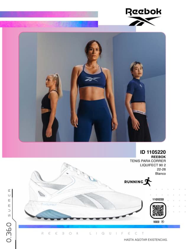 Catálogo  price shoes Reebok general  - Price Shoes Verano Importados 2023