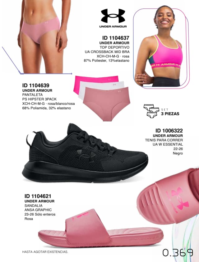 Catálogo  price shoes Under Armour general  - Price Shoes Verano Importados 2023