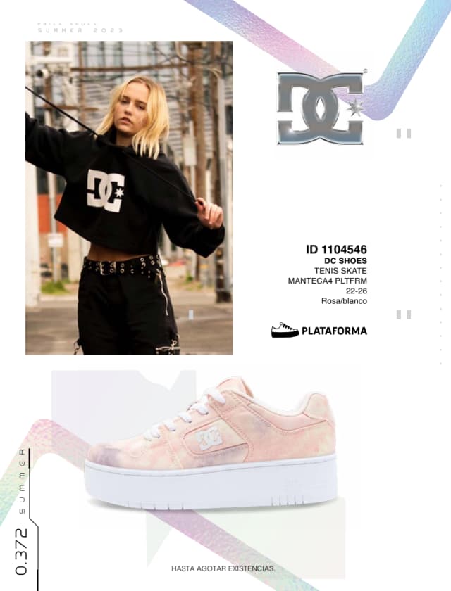 Catálogo  price shoes DC Shoes general  - Price Shoes Verano Importados 2023