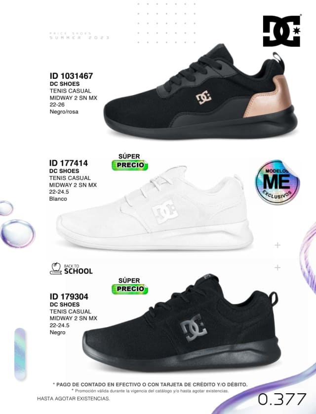 Catálogo  price shoes DC Shoes general  - Price Shoes Verano Importados 2023