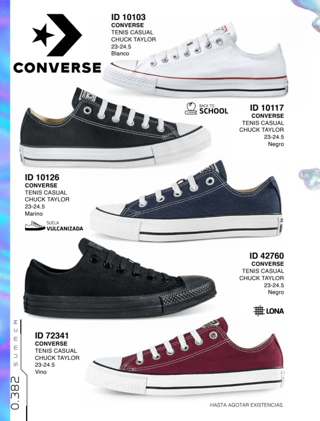 Catálogo  price shoes Converse general  - Price Shoes Verano Importados 2023