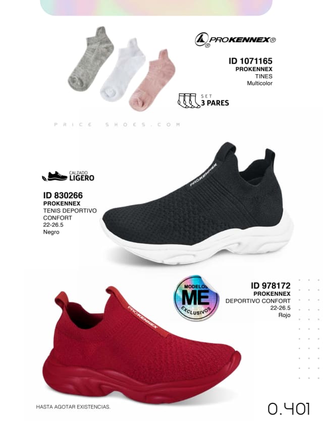Catálogo  price shoes Prokennex general  - Price Shoes Verano Importados 2023