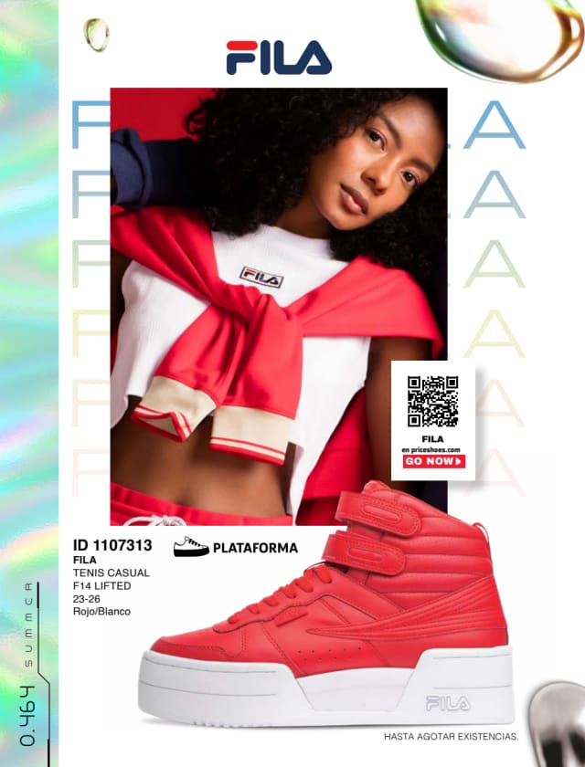 Catálogo  price shoes Fila general  - Price Shoes Verano Importados 2023