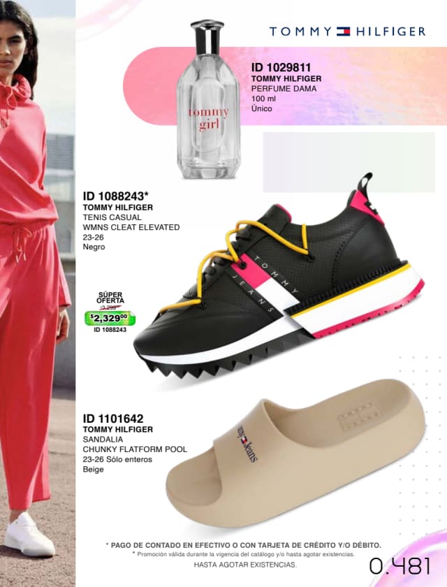 Catálogo  price shoes Tommy Hilfiger general  - Price Shoes Verano Importados 2023