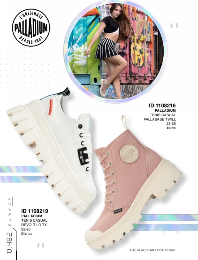 Catálogo  price shoes Palladium general  - Price Shoes Verano Importados 2023