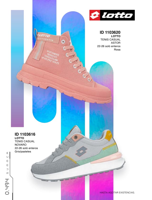 Catálogo  price shoes Lotto general  - Price Shoes Verano Importados 2023