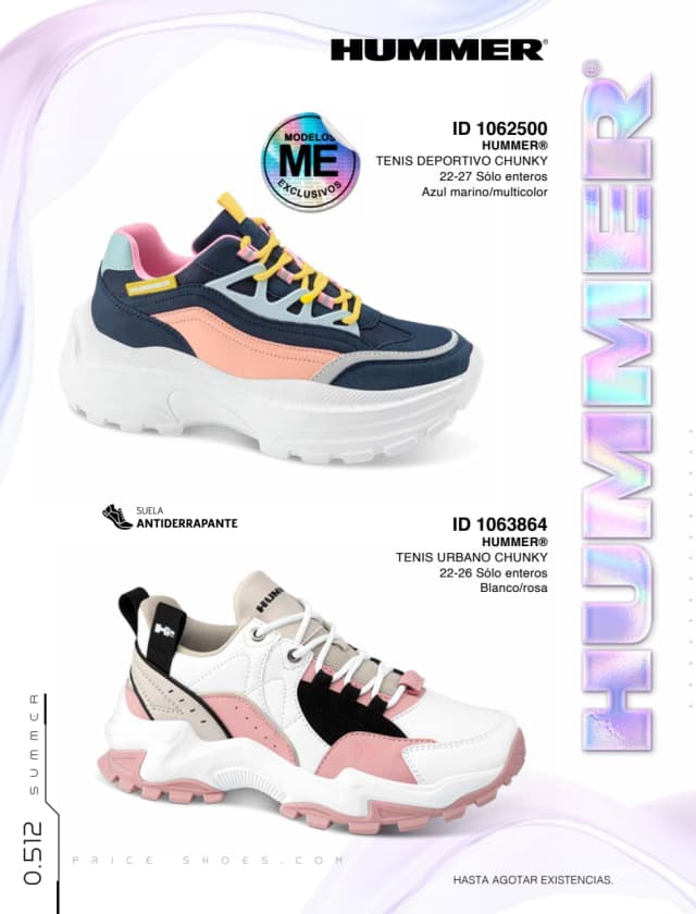 Catálogo  price shoes Hummer general  - Price Shoes Verano Importados 2023