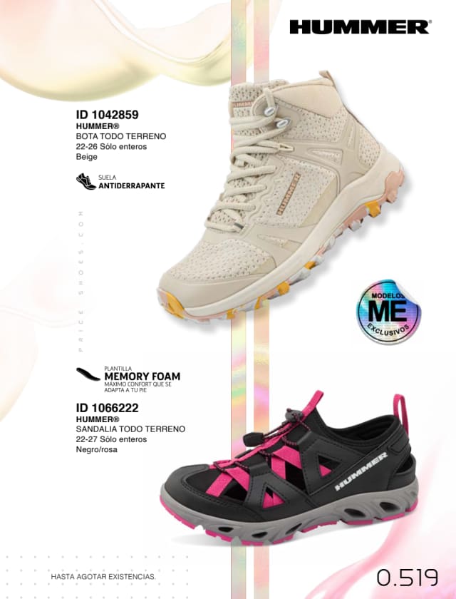 Catálogo  price shoes Hummer general  - Price Shoes Verano Importados 2023