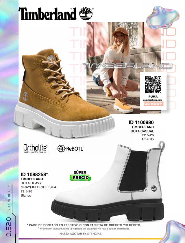 Catálogo  price shoes Timberland general  - Price Shoes Verano Importados 2023