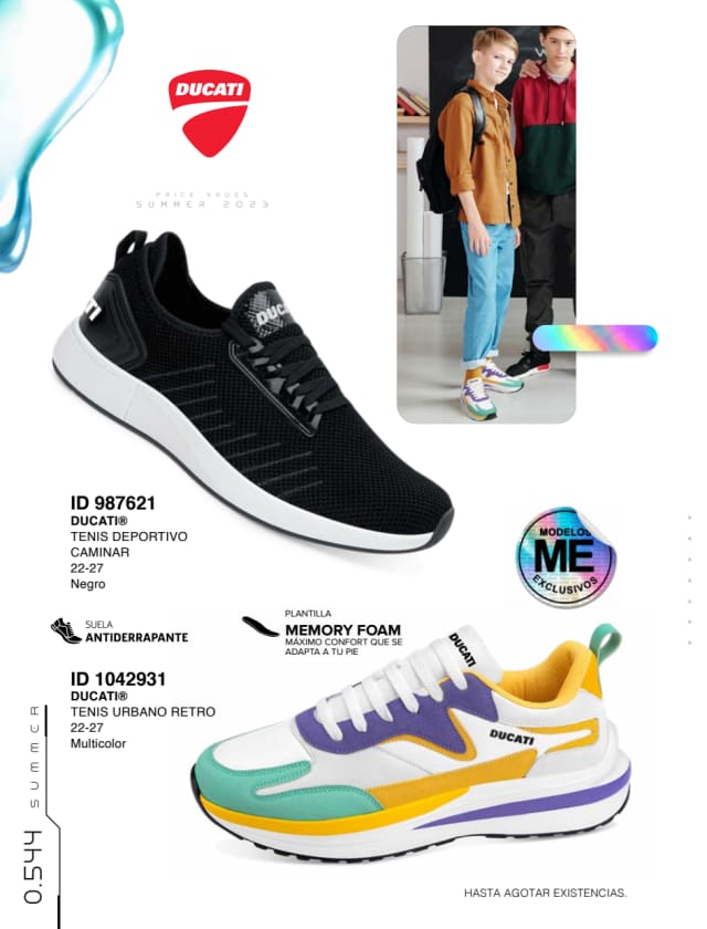 Catálogo  price shoes Ducati general  - Price Shoes Verano Importados 2023