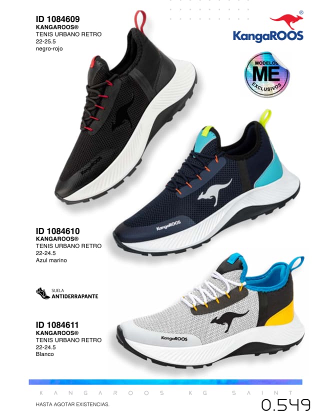 Catálogo  price shoes Kangaroos general  - Price Shoes Verano Importados 2023
