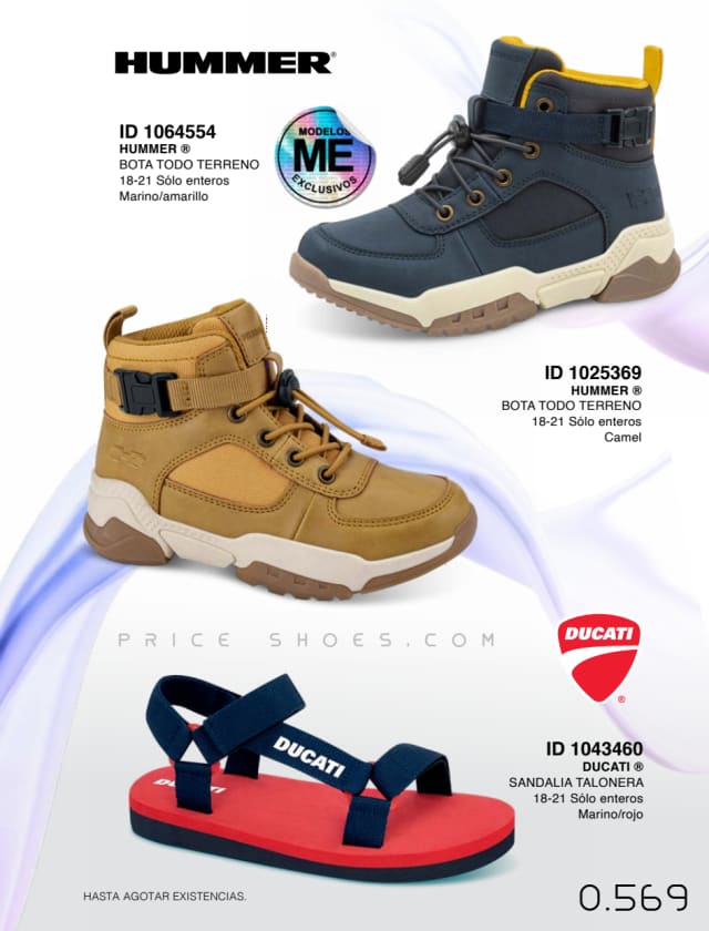 Catálogo  price shoes Hummer general  - Price Shoes Verano Importados 2023
