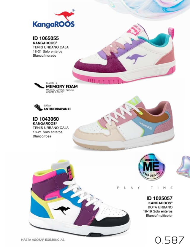 Catálogo  price shoes Kangaroos general  - Price Shoes Verano Importados 2023
