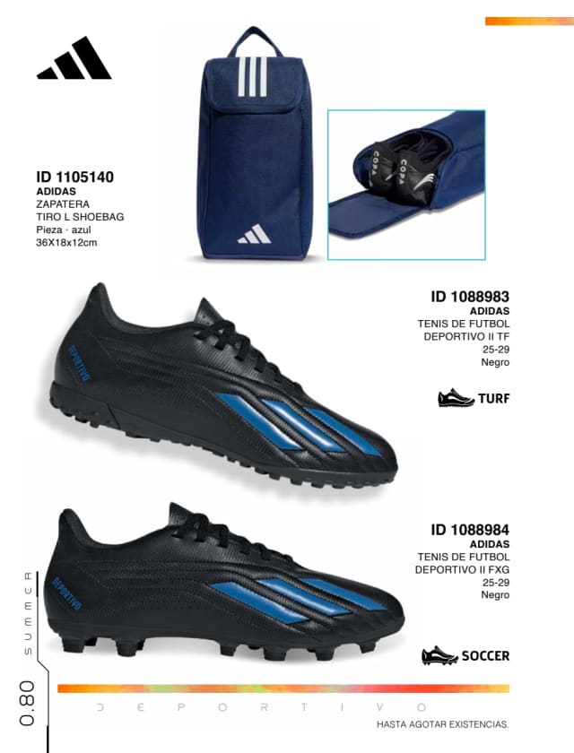 Catálogo  price shoes Adidas general  - Price Shoes Verano Importados 2023