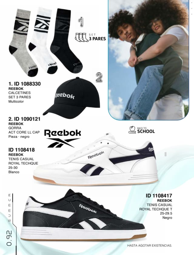 Catálogo  price shoes Reebok general  - Price Shoes Verano Importados 2023