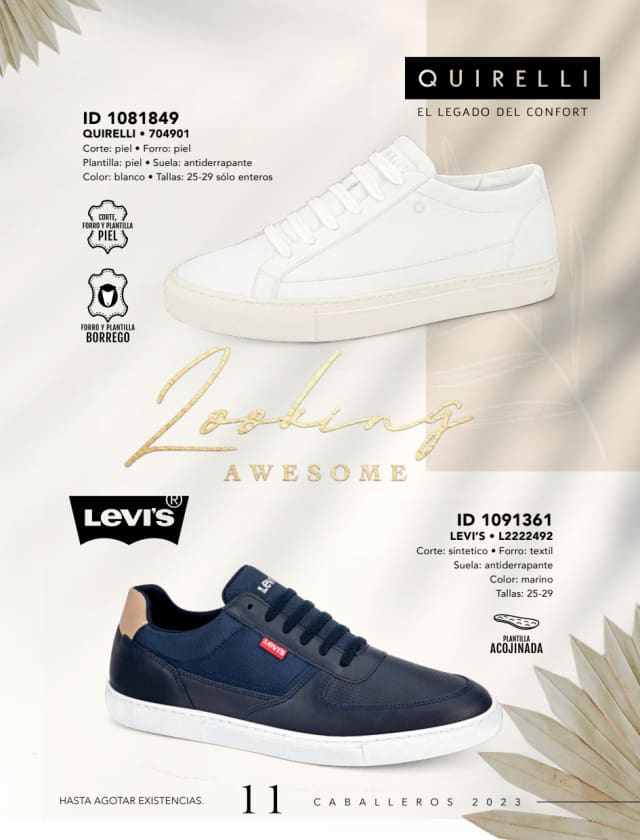 Catálogo  price shoes Quirelli calzado blanco  - Price Shoes Caballeros 2023-2024