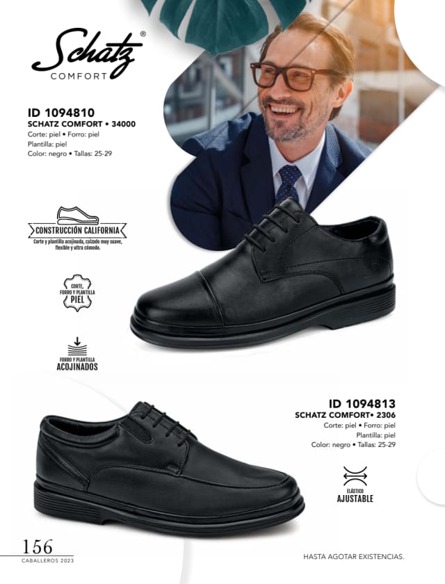 Catálogo  price shoes Flexi calzado negro.  - Price Shoes Caballeros 2023-2024