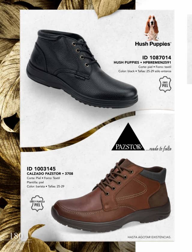 Catálogo  price shoes Hush Puppies calzado barista  - Price Shoes Caballeros 2023-2024