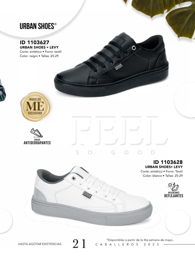 Catálogo  price shoes Urban Shoes calzado negro  - Price Shoes Caballeros 2023-2024