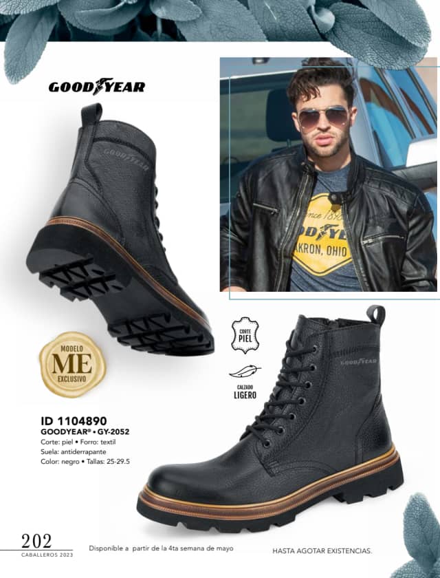 Catálogo  price shoes Goodyear calzado negro  - Price Shoes Caballeros 2023-2024