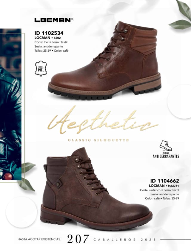 Catálogo  price shoes Locman calzado café  - Price Shoes Caballeros 2023-2024