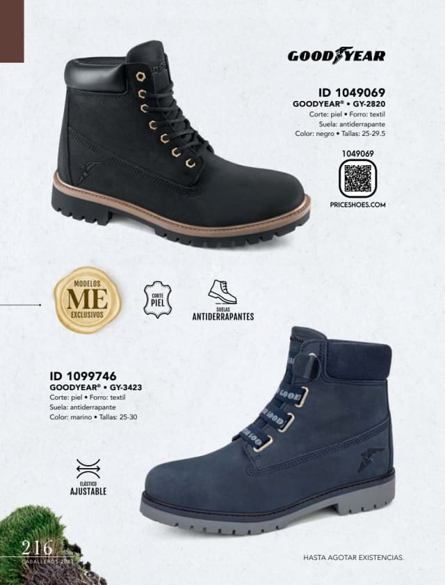 Catálogo  price shoes Goodyear calzado marino  - Price Shoes Caballeros 2023-2024