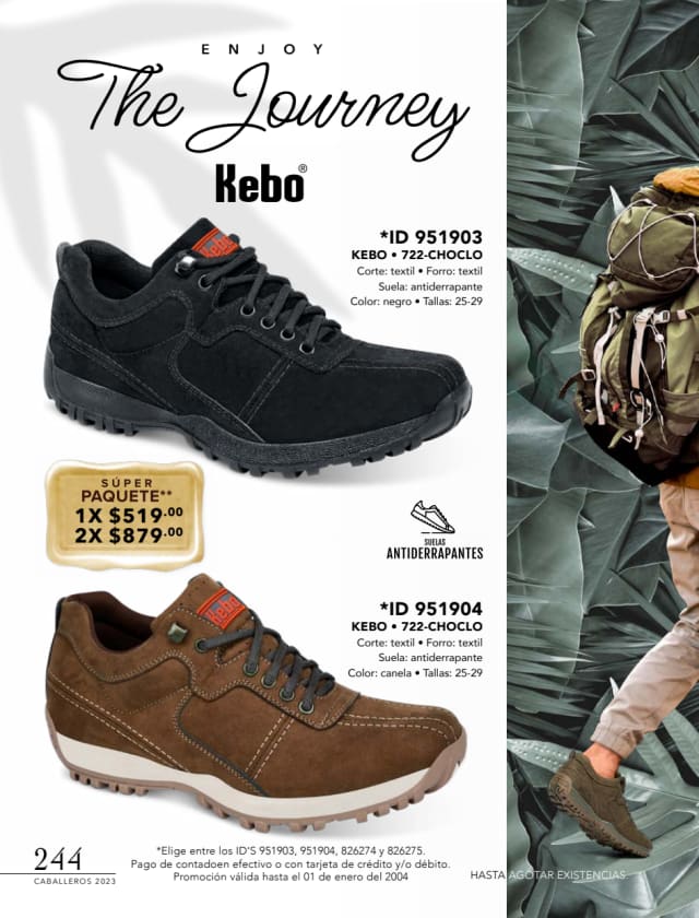Catálogo  price shoes Kebo calzado negro  - Price Shoes Caballeros 2023-2024